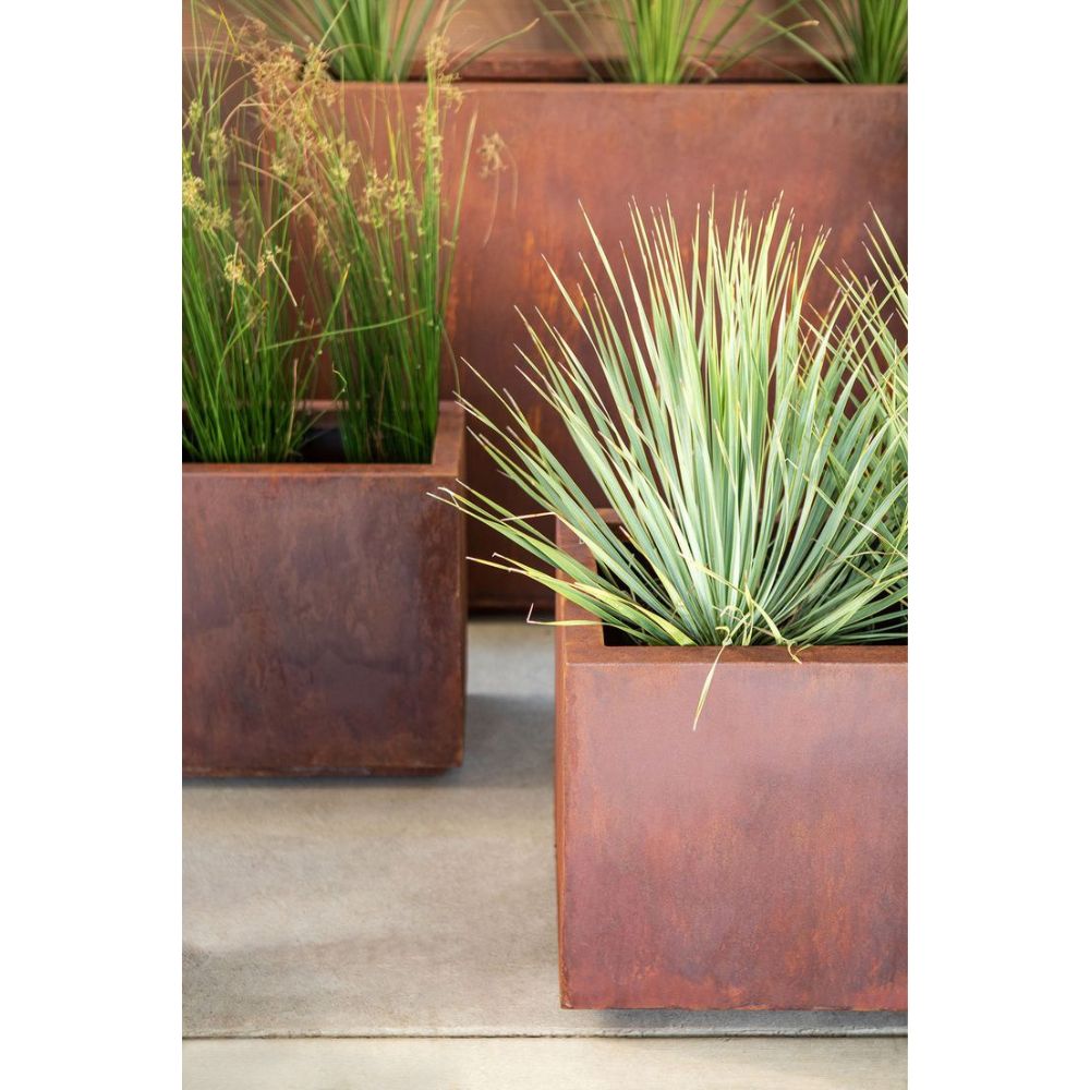 Corten Steel VitaSquare Petite Plant Pot - Tool Market