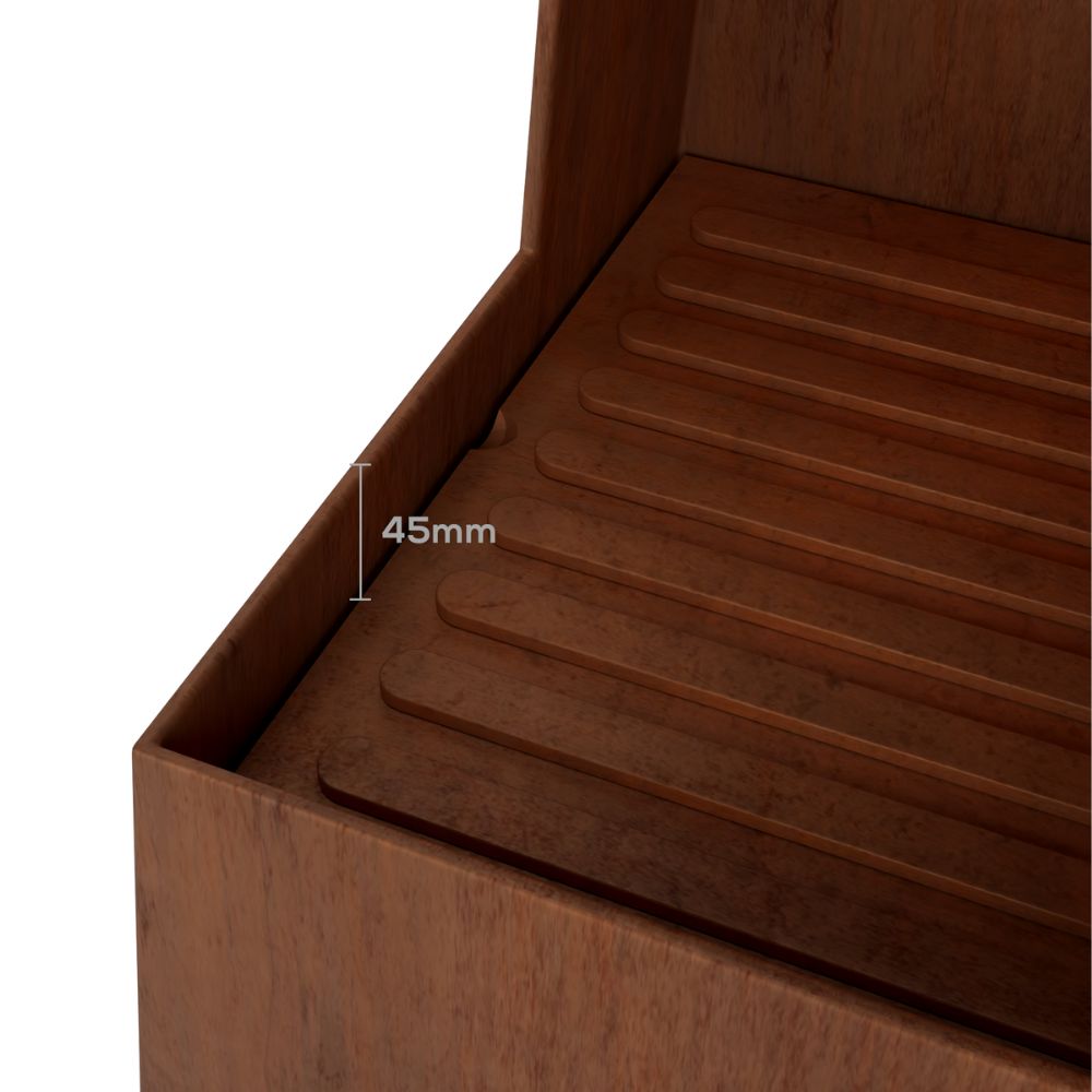 Corten Steel Zenith Blaze Fire Place - Tool Market 