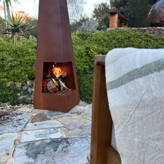 Corten Steel Zenith Blaze Fire Place - Tool Market 
