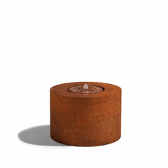 Corten Steel Rita Round Wide Water Fountain