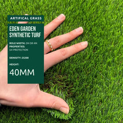 Hand holding artificial grass Actual Photo in Tool Market