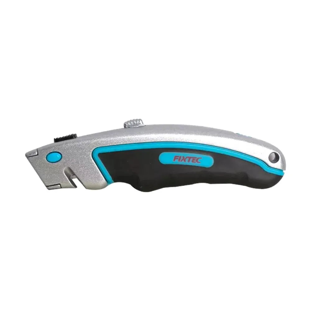 FIXTEC UTILITY KNIFE WITH 6PCS BLADES  168*48*25MM - FHUC0003 - Tool Market 
