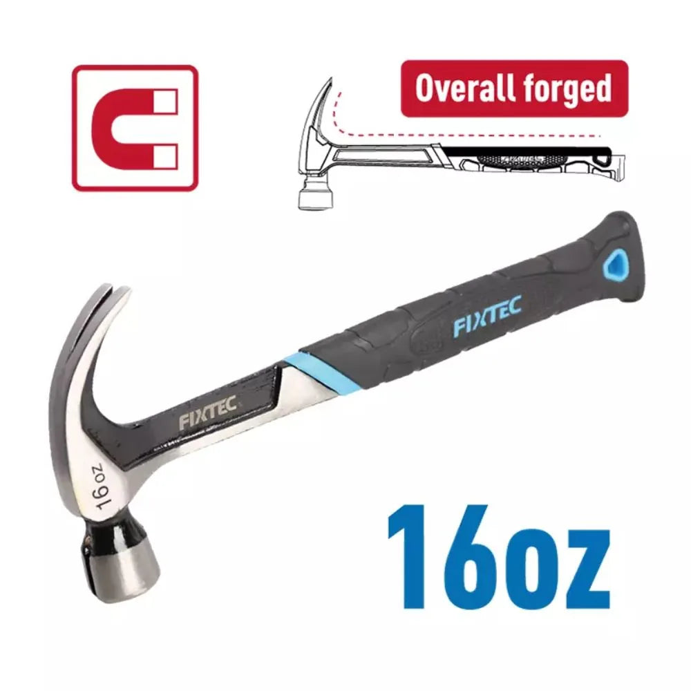 Fixtec Claw Hammer 16oz - FHCH50016 - Tool Market 