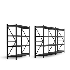 H2400 x L2400 x D600mm Range Heavy Duty Warehouse Garage Storage Steel Shelving Unit - Tool Market 