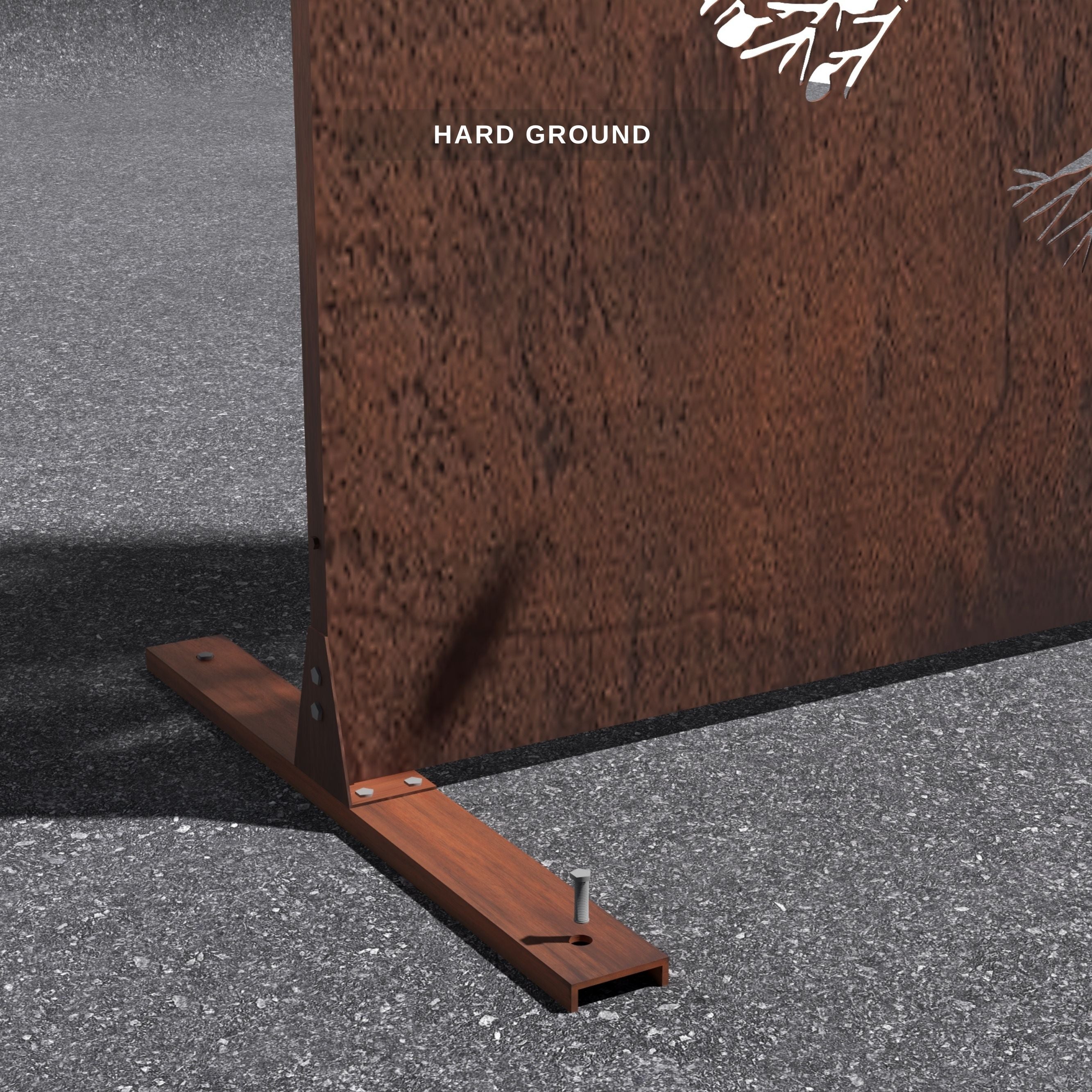 Corten Steel Screen Hard Ground - Tool Market