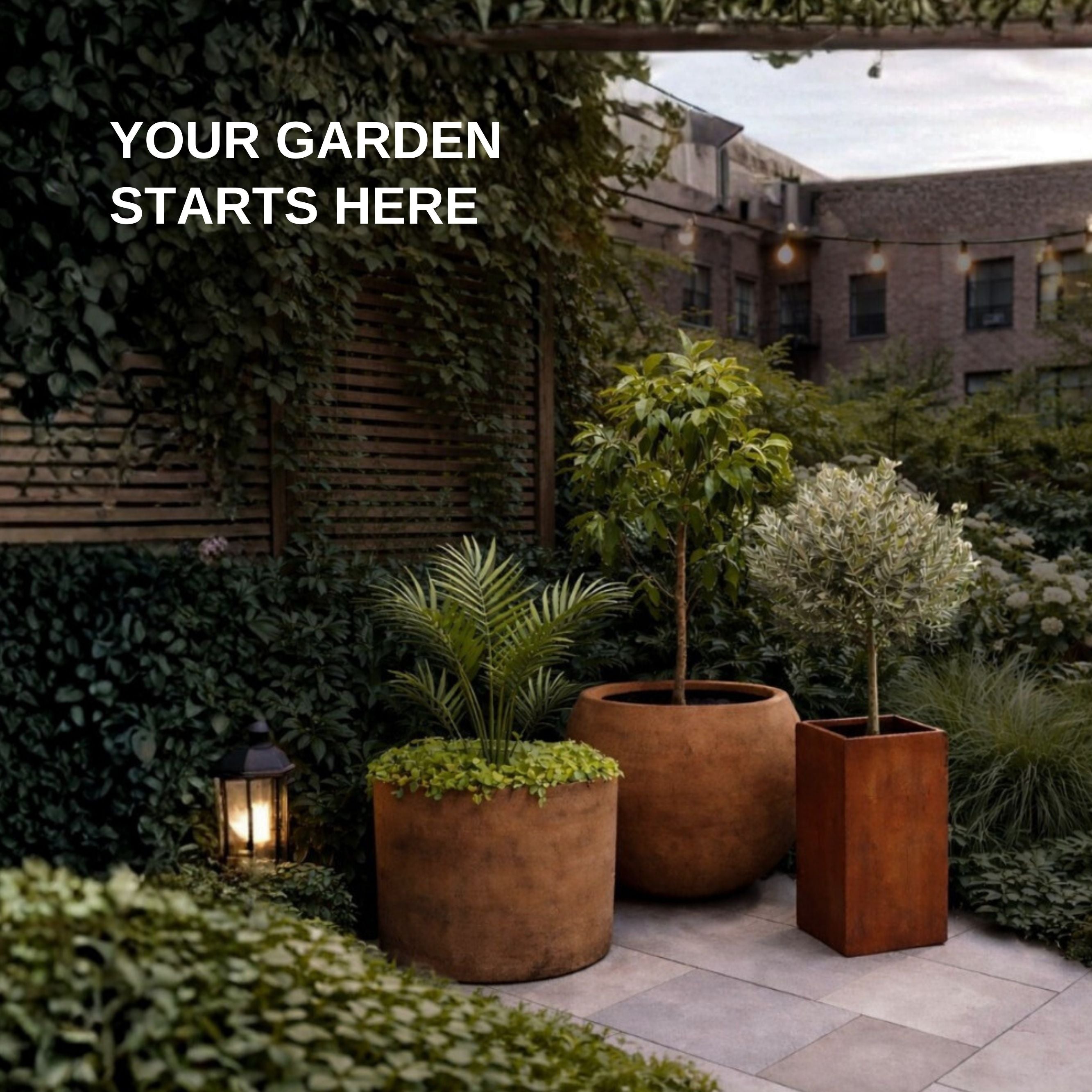 Corten Steel Podium Planter - Tool Market 