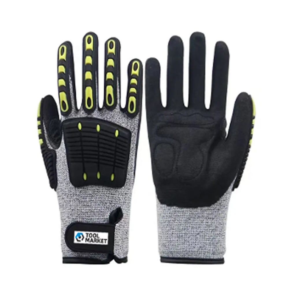 Anti-Impact TPR Cut-Resistant Gloves – Foam Coated - Tool Market