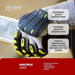 Anti-Impact TPR Cut-Resistant Gloves – Foam Coated - Tool Market