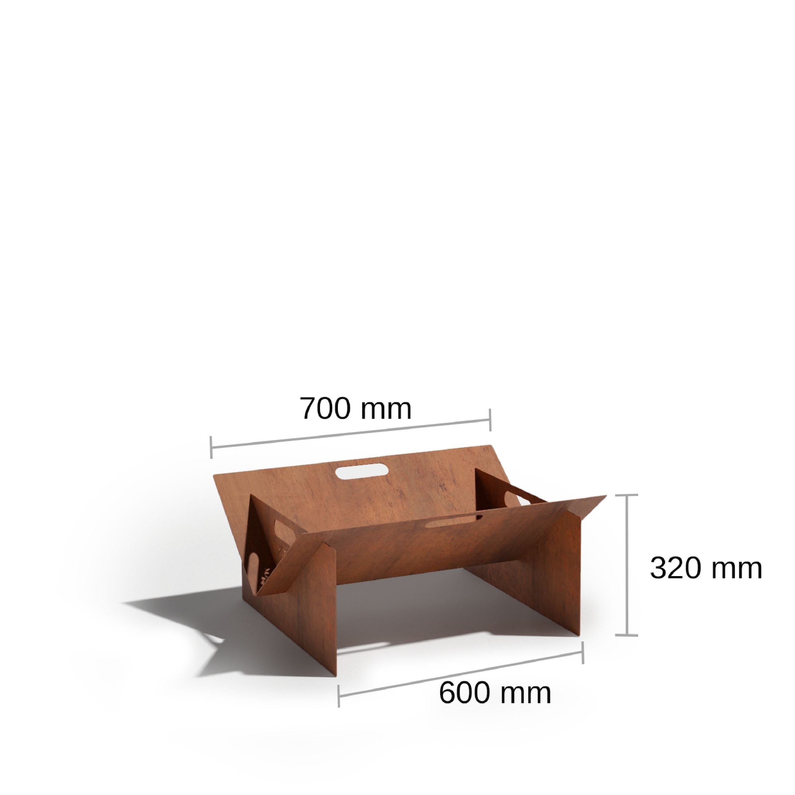 Corten Steel Bushman Fire Pit - Tool Market 