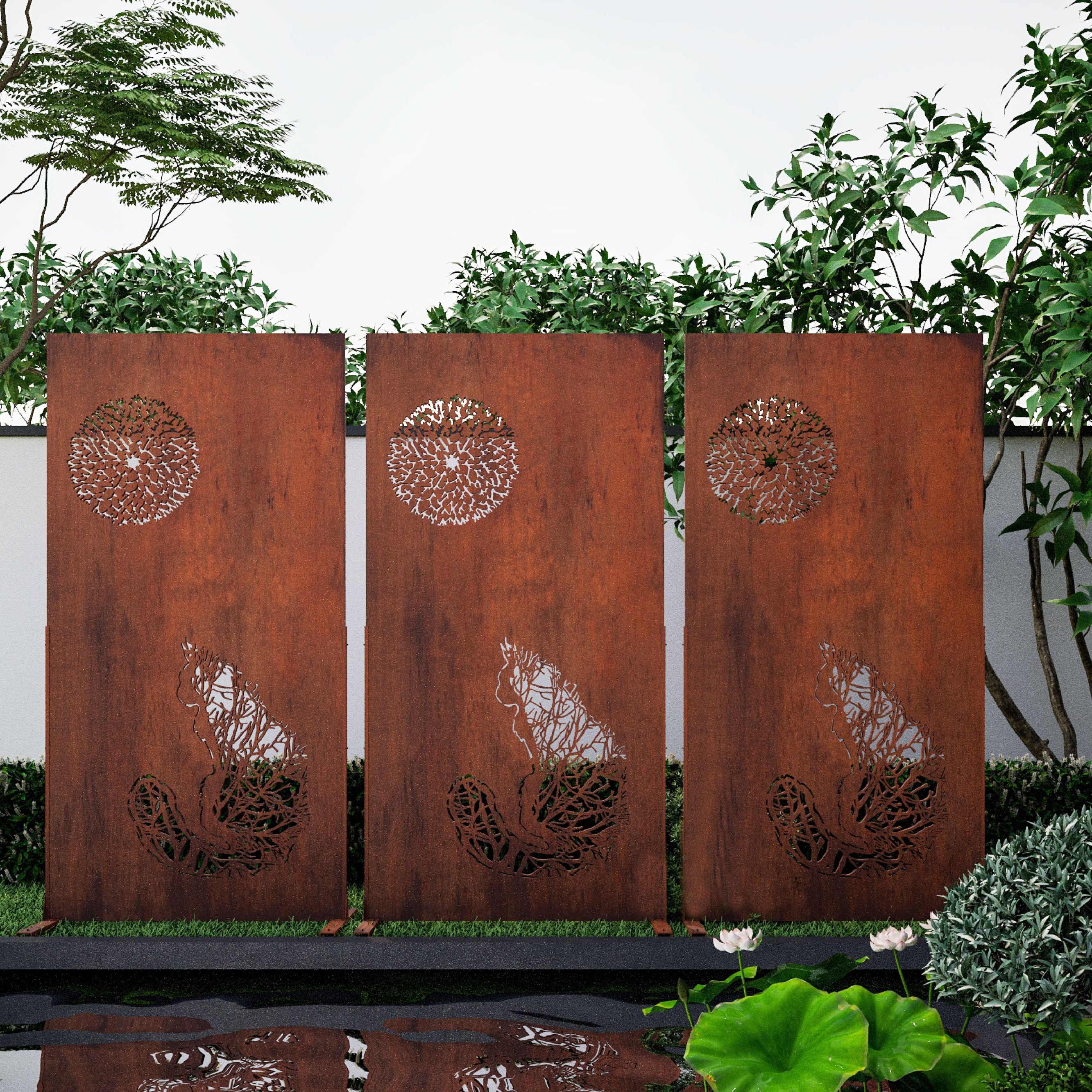 Corten Steel Felix Screen