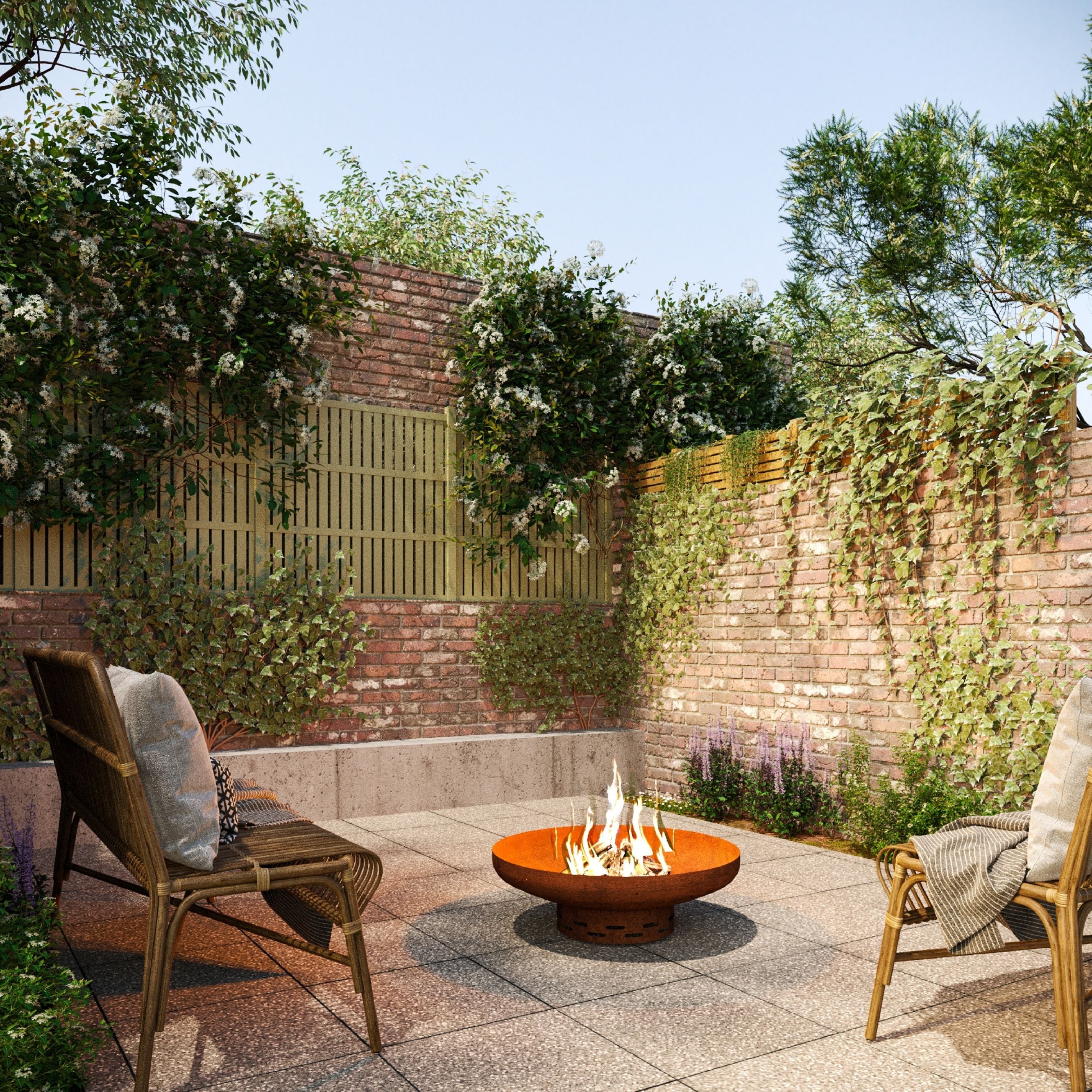 Corten Steel Terra Fire Pit