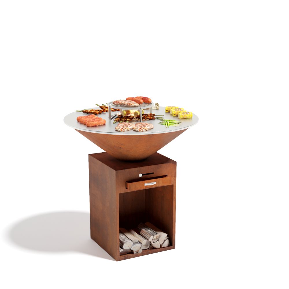 Corten Steel Iron Feast BBQ - Tool Market 
