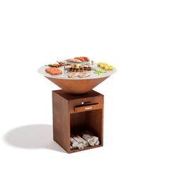 Corten Steel Iron Feast BBQ - Tool Market 