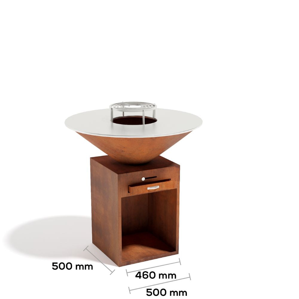 Corten Steel Iron Feast BBQ - Tool Market 