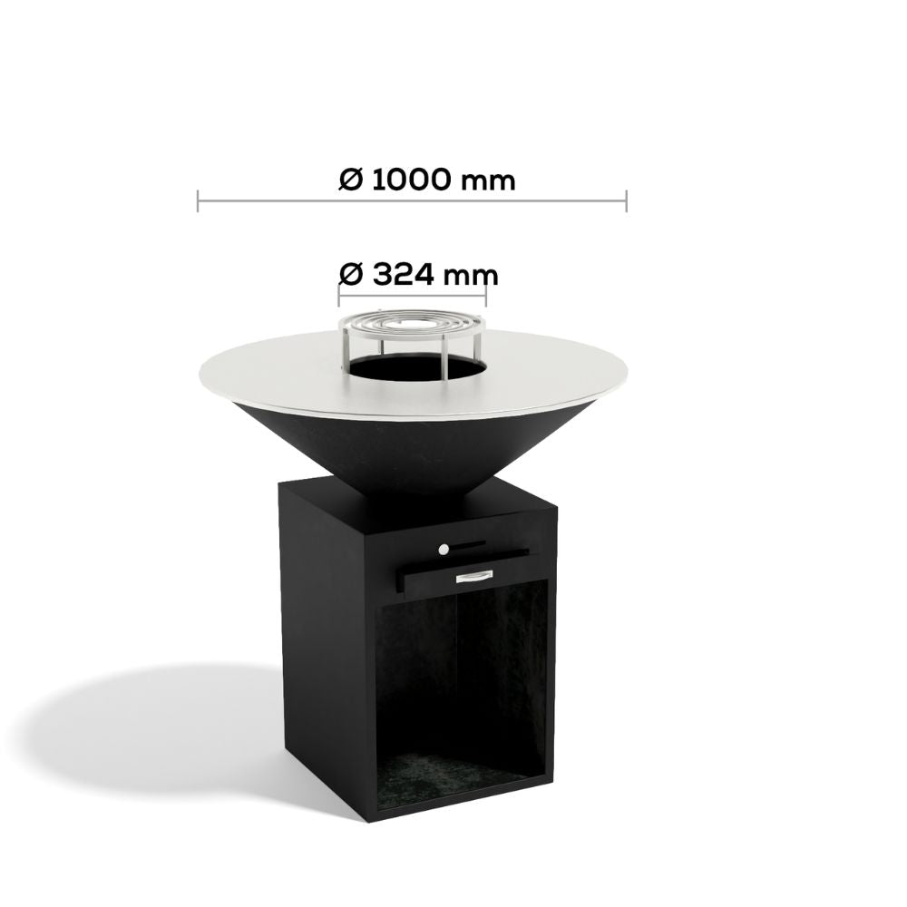 Corten Steel Iron Feast Black BBQ - Tool Market