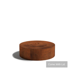 Corten Steel Nexus Fireplace