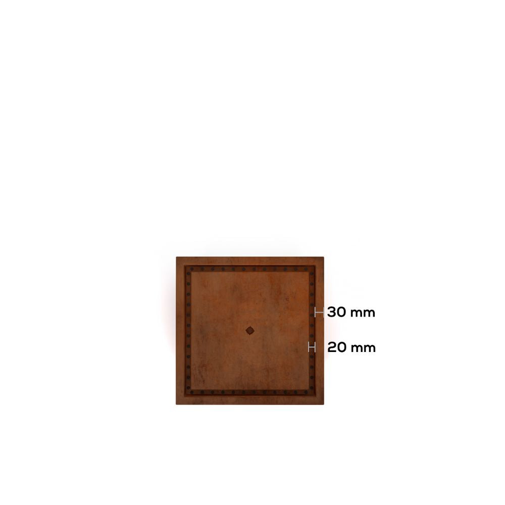 Corten Steel Peace Maker Cube Water Fountain