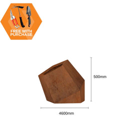 Corten Steel Sculpture Planter Bundle - Tool Market