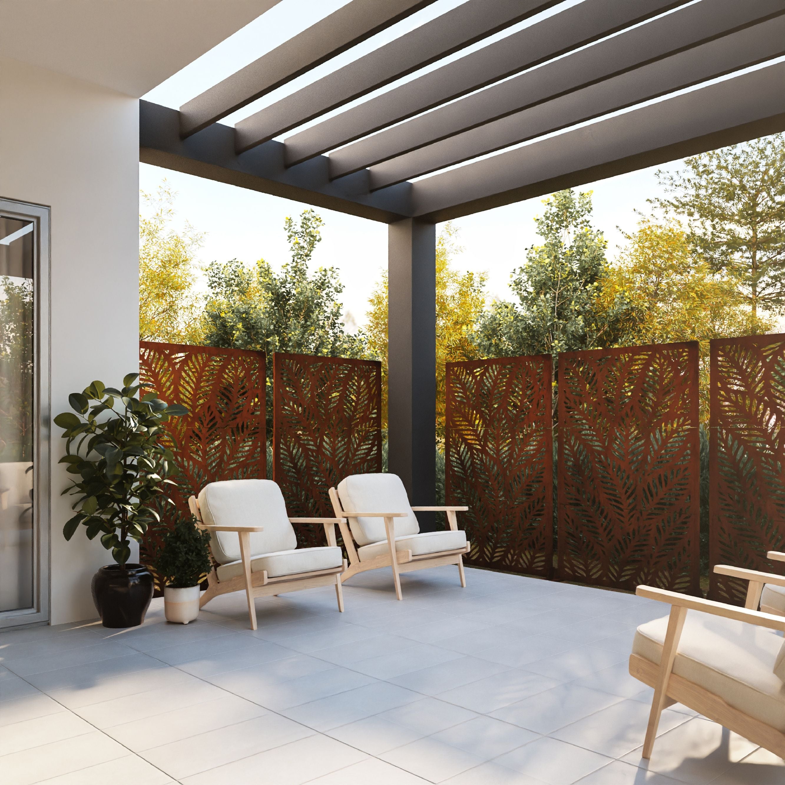 Corten Steel Valla Screen