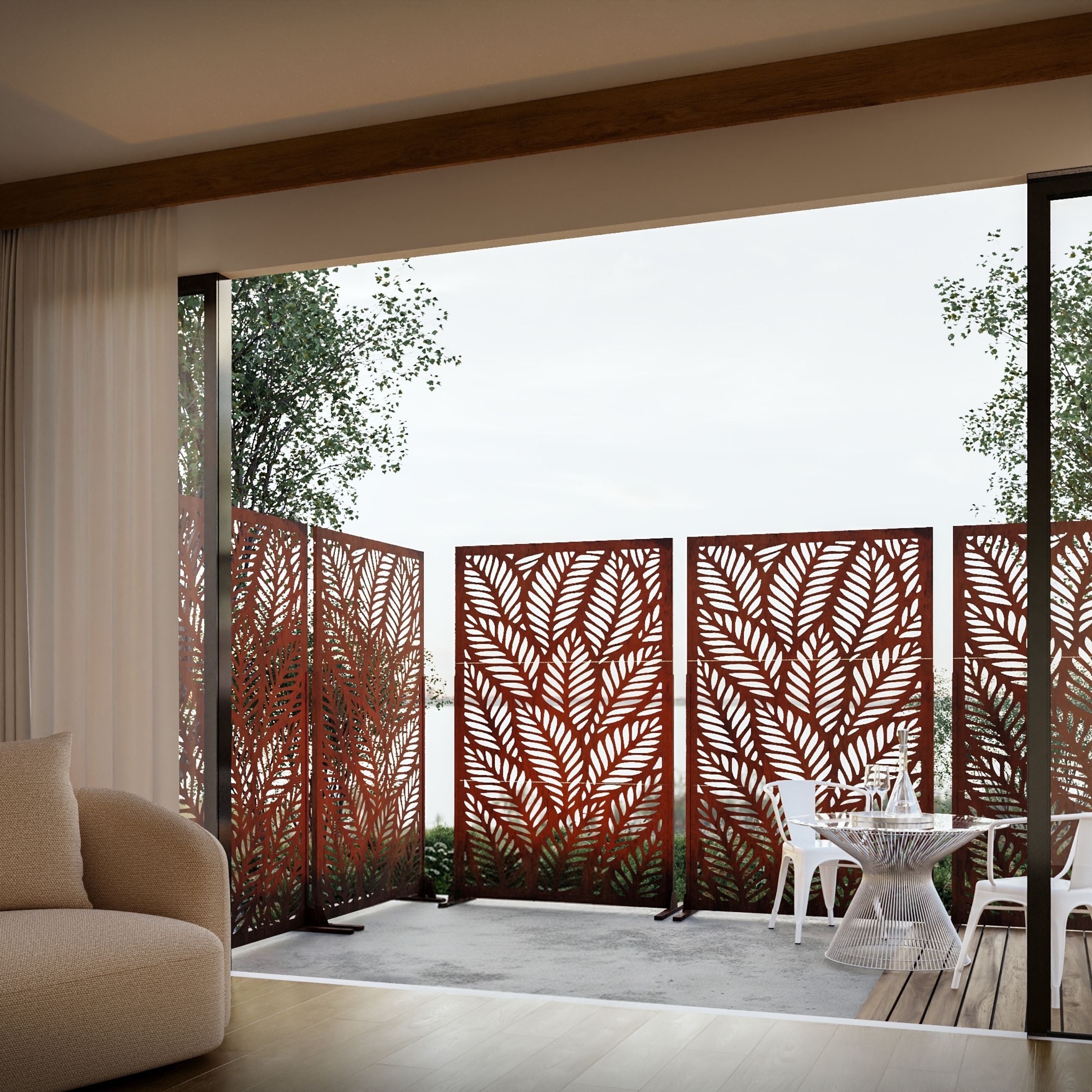Corten Steel Valla Screen