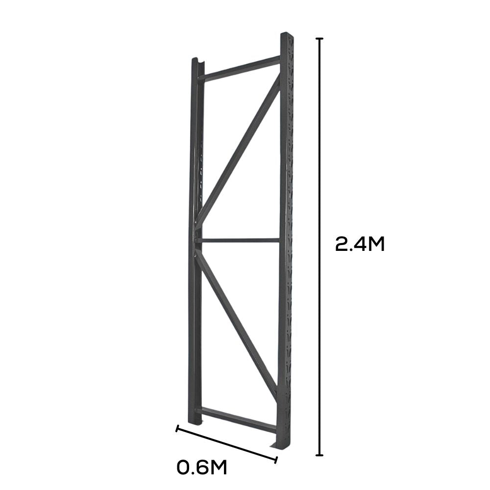 H2400mm x D600mm Steel Upright - 1 Piece - Tool Market