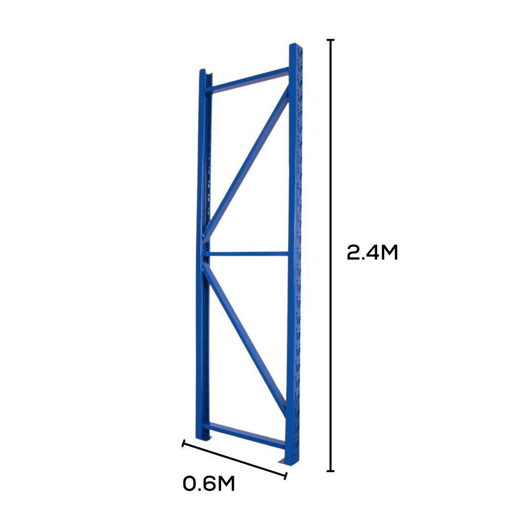 H2400mm x D600mm Steel Upright - 1 Piece - Tool Market