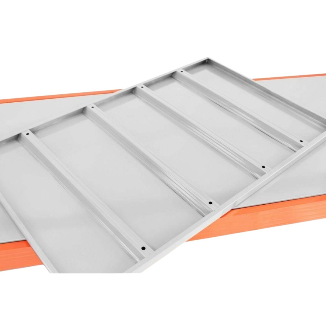 Heavy Duty Warehouse Garage Storage H2400 x L2000 x D600mm Steel Shelving Unit - 1000kg - Tool Market