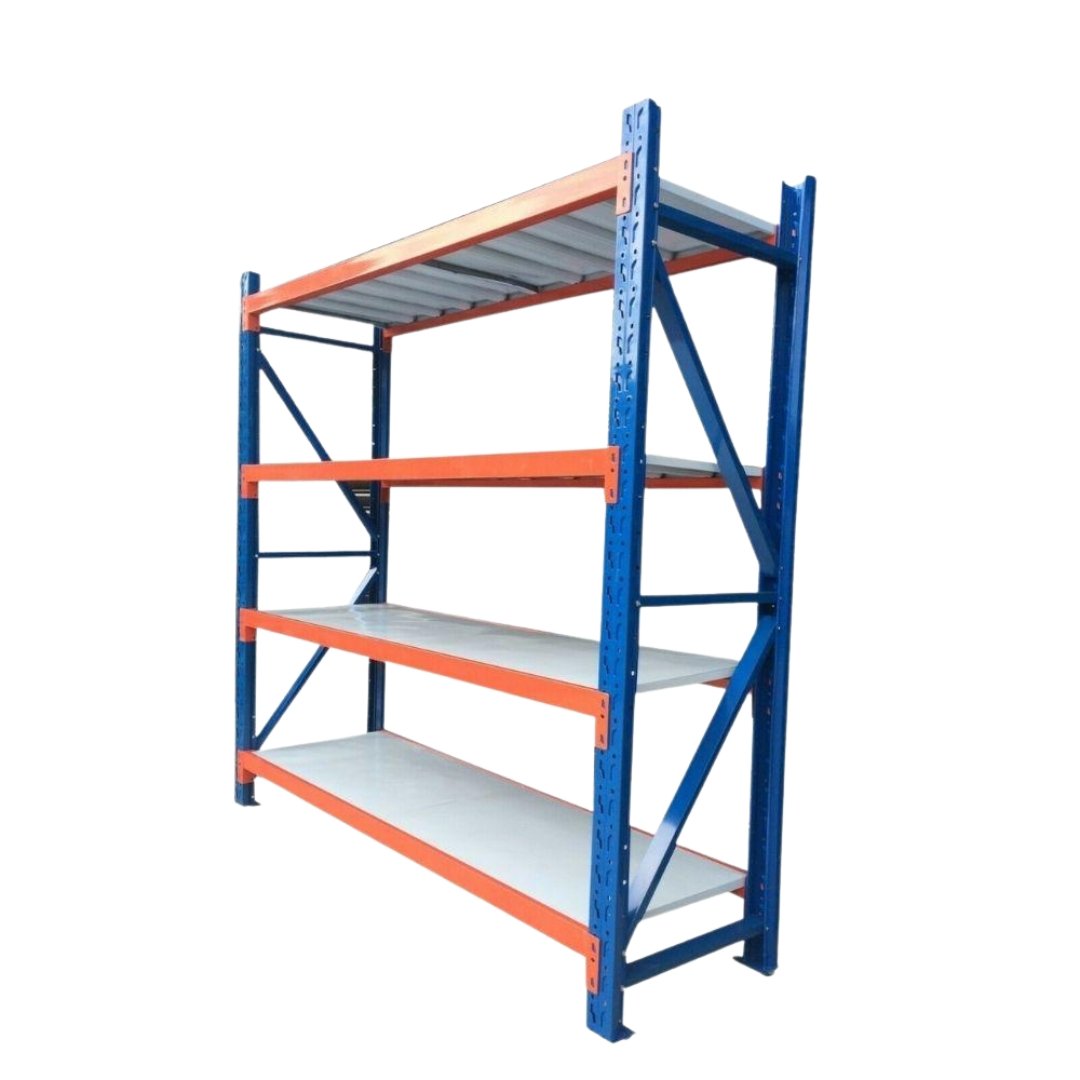 Heavy Duty Warehouse Garage Storage H2400 x L2000 x D600mm Steel Shelving Unit - 1000kg - Tool Market