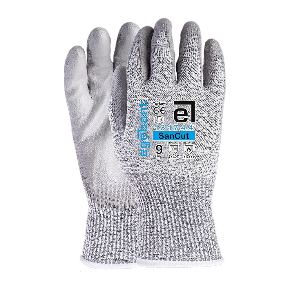 Level 5 Cut-Resistant Gloves HPPE Nylon Spandex with PU Palm - Tool Market
