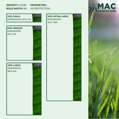 Oasis Green Artificial Synthetic Grass 30MM - Tool Market