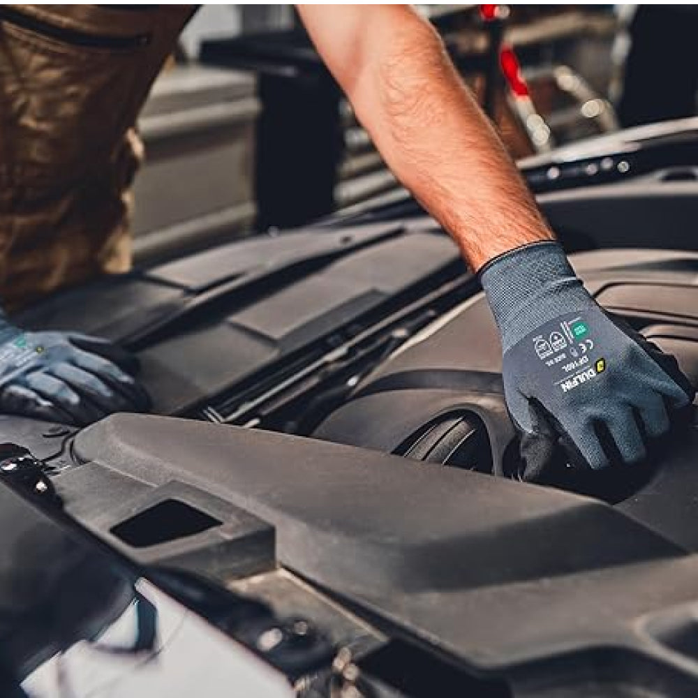 Sandy Nitrile Coated Work Gloves – Nylon Spandex Shell
