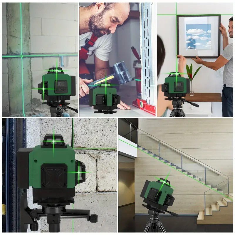 Spencer Western ProAlign 3 x 360° 12-Green Multi-Line Laser Kit - Tool Market