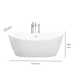 Troya Freestanding Acrylic Stylish Bathtub - Tool Market