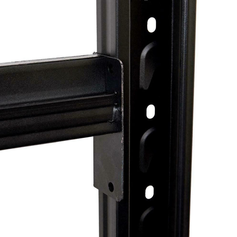 2.0M x 0.6M Matte Black Extra Steel Shelf Black Beams - 250kg - 8 Pieces - Tool Market