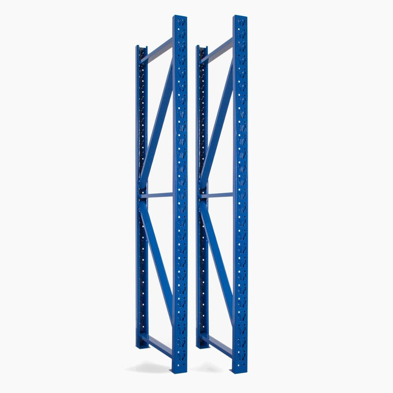 2.4M x 0.6M Blue Steel Upright - 1000kg - 2 Pieces - Tool Market