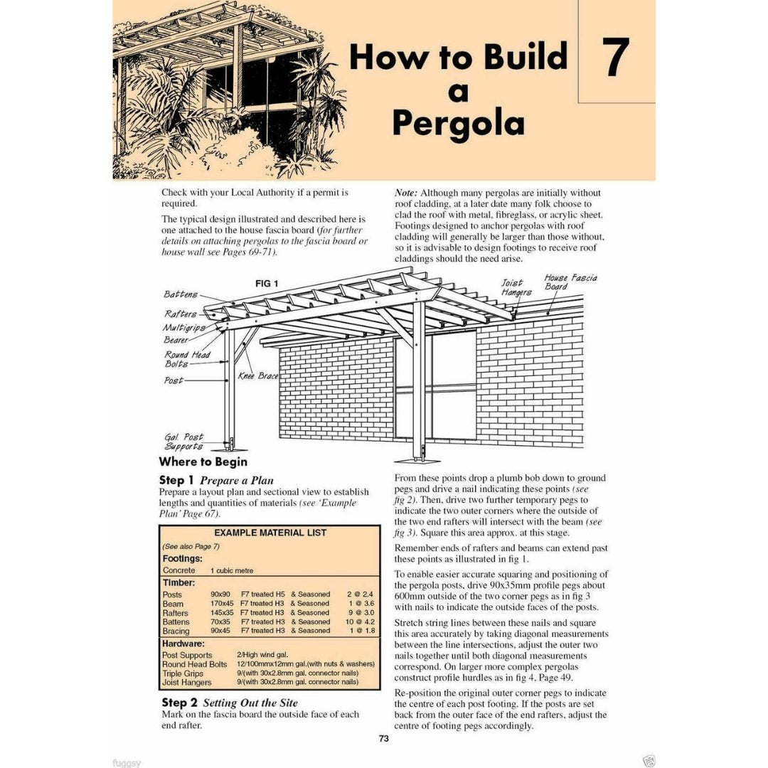 Australian Decks & Pergolas Construction Manual Allan Staines 7...