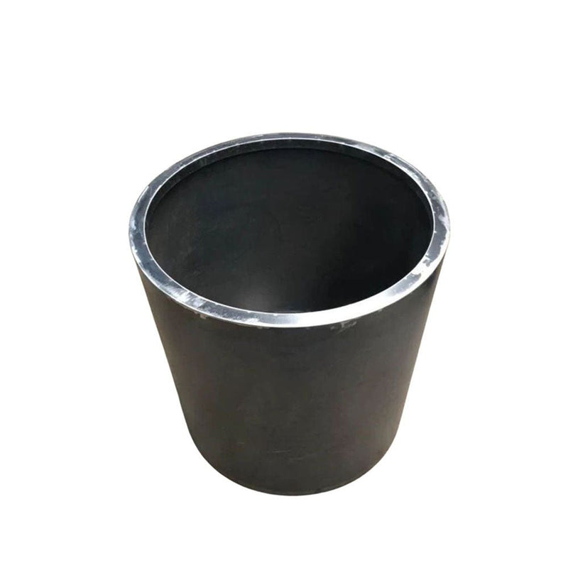 Contemporary Corten Steel Cylinder Planter for Outdoor - Tool Market