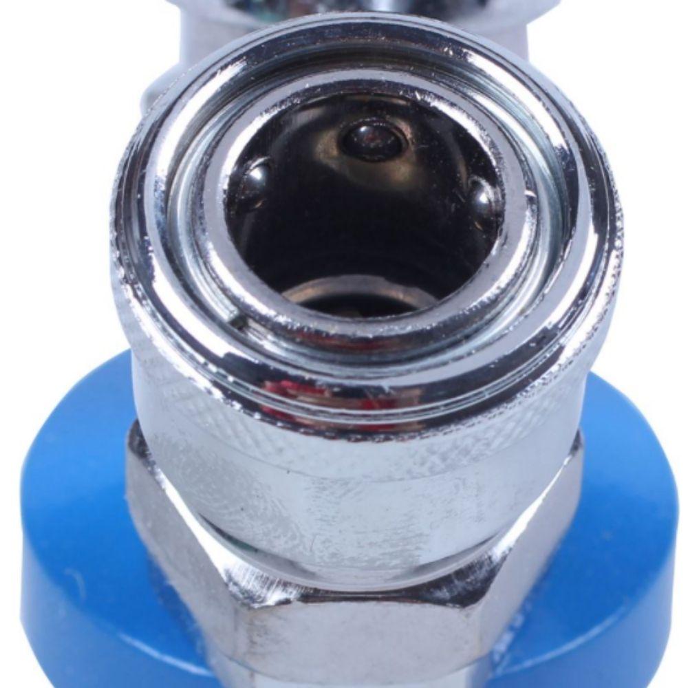 Fittings Air Hose Connector 1/4BSP 2 Way Pass Quick Coupler - Tool Market