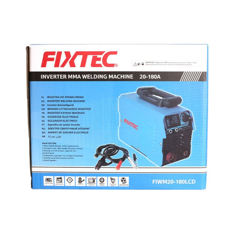 Fixtec 10-180A Inverter MMA Welding Machine With LCD FIWM20 - Tool Market
