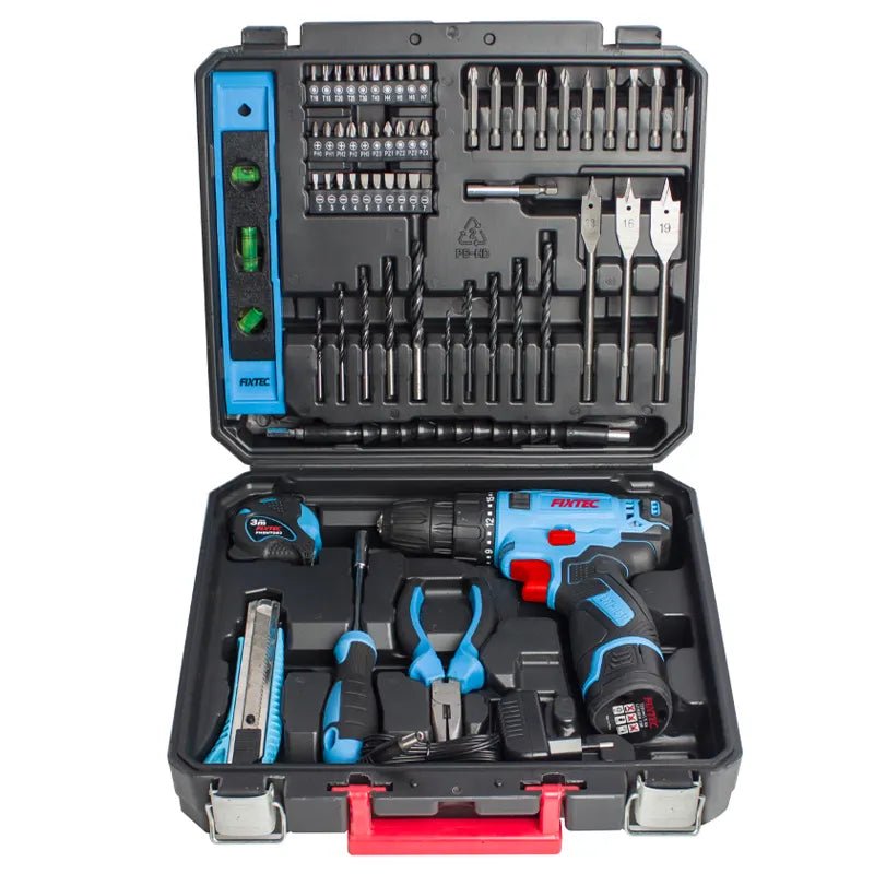 Fixtec 12V Cordless Drill Kit - Tool Market