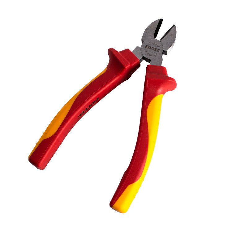 Fixtec 180mm Insulated Diagonal Cutting Pliers FHDCP207 - Tool Market