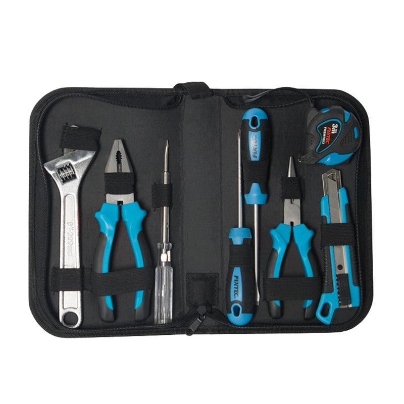 Fixtec 2 Piece Corded Cutting Power Tools with 8 Piece Hand Tools Set - Tool Market