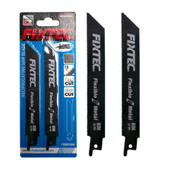 Fixtec 2 Piece Reciprocating Saw Blade 18 TPI For Metal FRSB150M - Tool Market