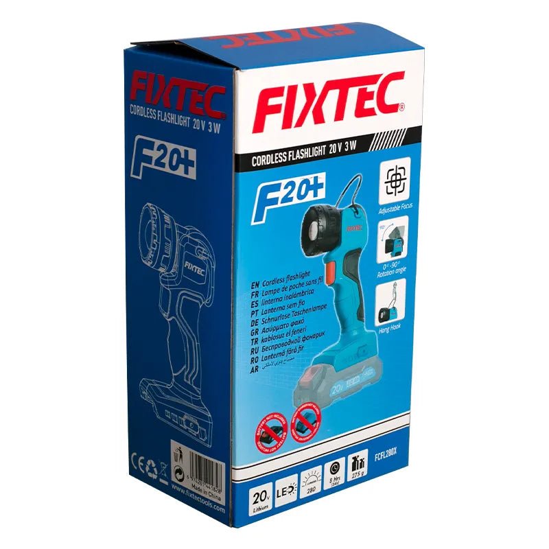 Fixtec 20V Rechargeable LED Spotlight FCFL280X - Tool Market