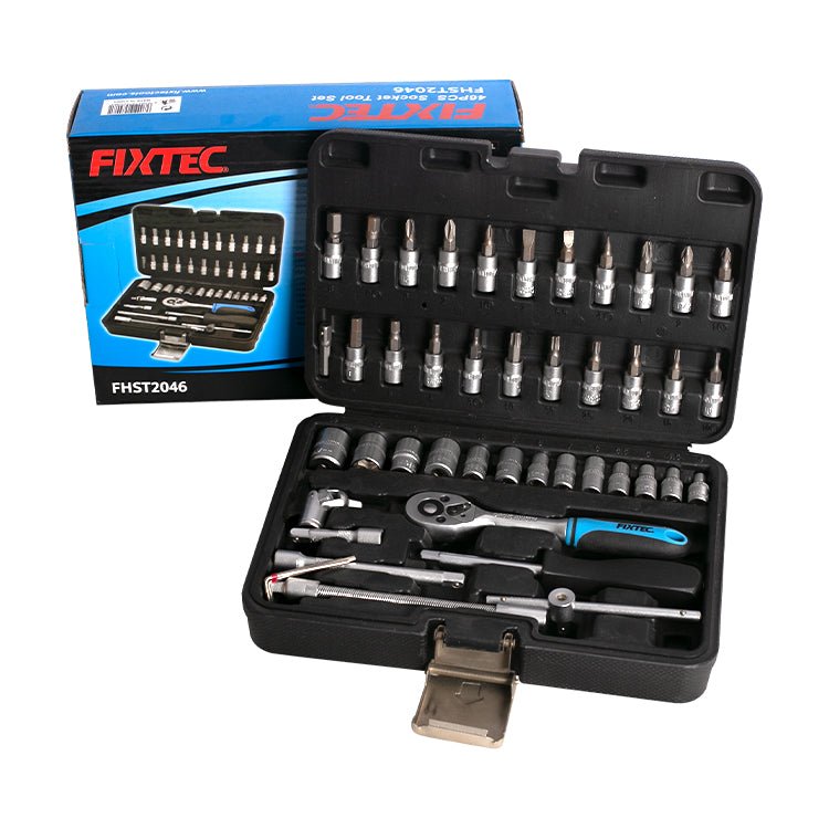 Fixtec 46 Piece Car Repair Tool Kit FHST2046 - Tool Market