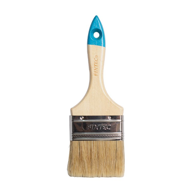 Fixtec 75x51mm Wooden Handle Paint Brush FHWB0103 - Tool Market