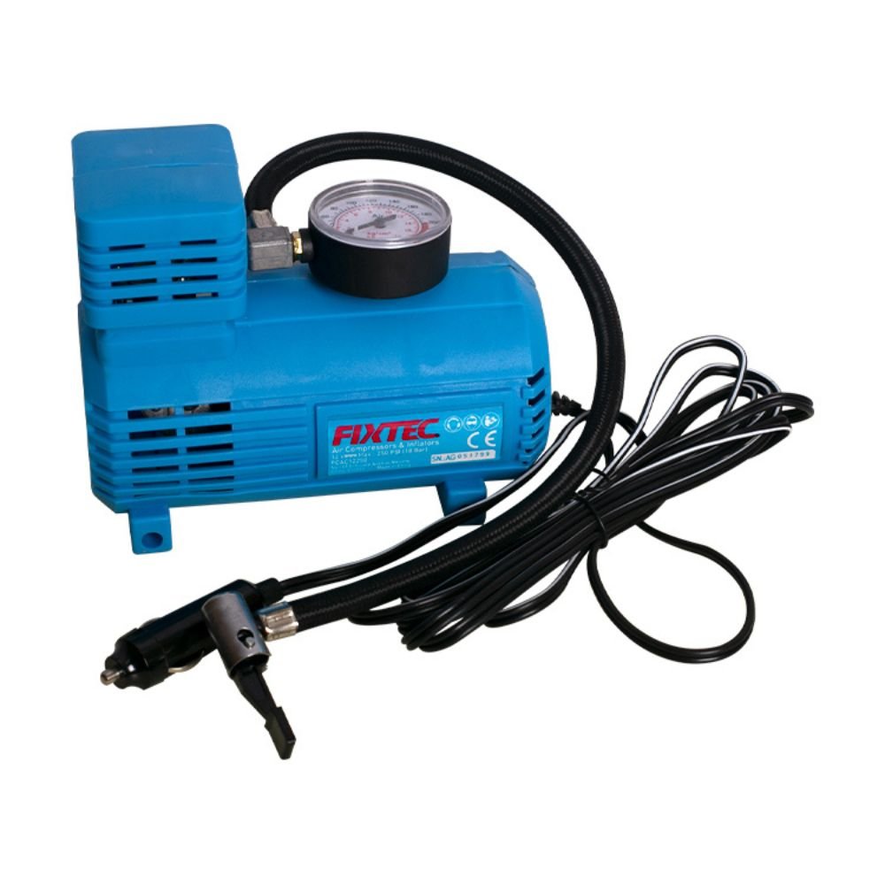 Fixtec DC 12V Portable Car Air Compressor FCAC12250 - Tool Market
