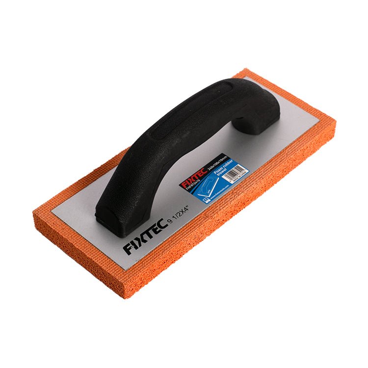 Fixtec Foam Rubber Trowel 240x100x19mm FHFRT2419 - Tool Market