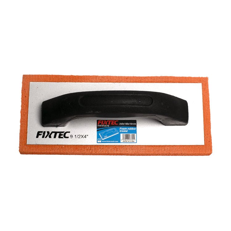 Fixtec Foam Rubber Trowel 240x100x19mm FHFRT2419 - Tool Market