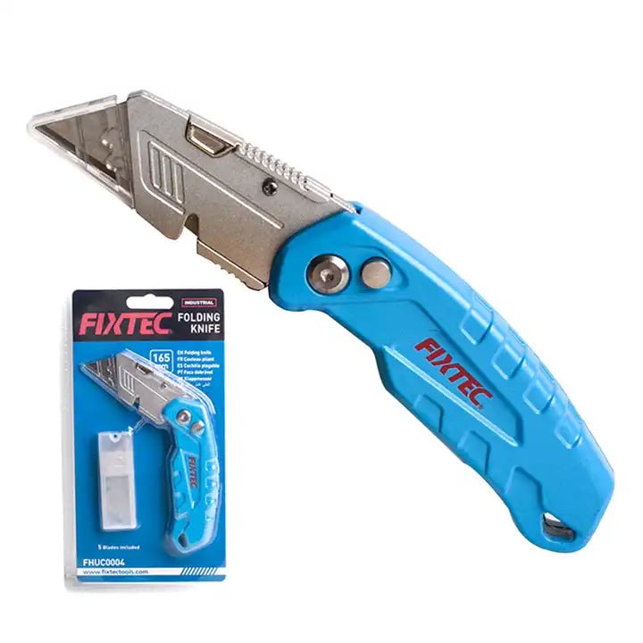 Fixtec FOLDING KNIFE WITH 6PCS BLADES FHUC0004 - Tool Market
